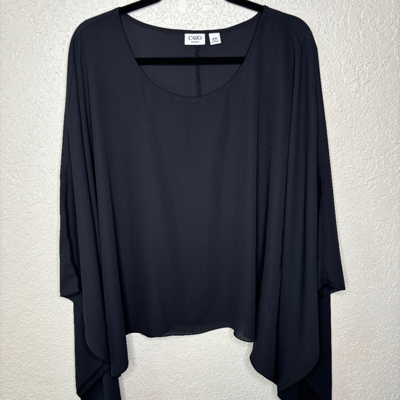 Cato Chiffon Style Elegant Poncho Top Wrap Formal Cocktail Women's Size … - Picture 1 of 9